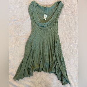 We The Free Sage Waffle Knit Top